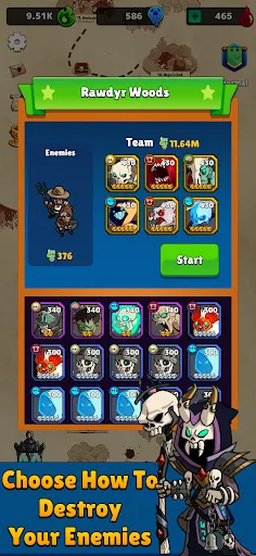 Tangkapan skrin Idle Necromancer: AFK Tap Hero
