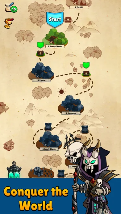 Capturas de pantalla de Idle Necromancer: AFK Tap Hero