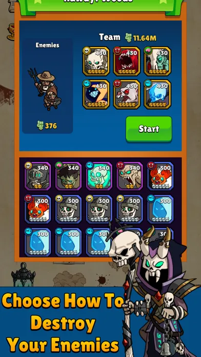 Capturas de pantalla de Idle Necromancer: AFK Tap Hero