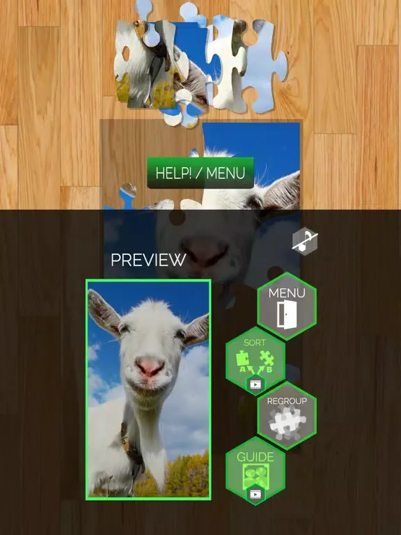 Goats Jigsaw Puzzles Games iPad  स्क्रीनशॉट