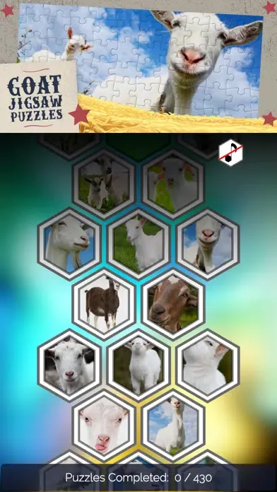 Goats Jigsaw Puzzles Games स्क्रीनशॉट