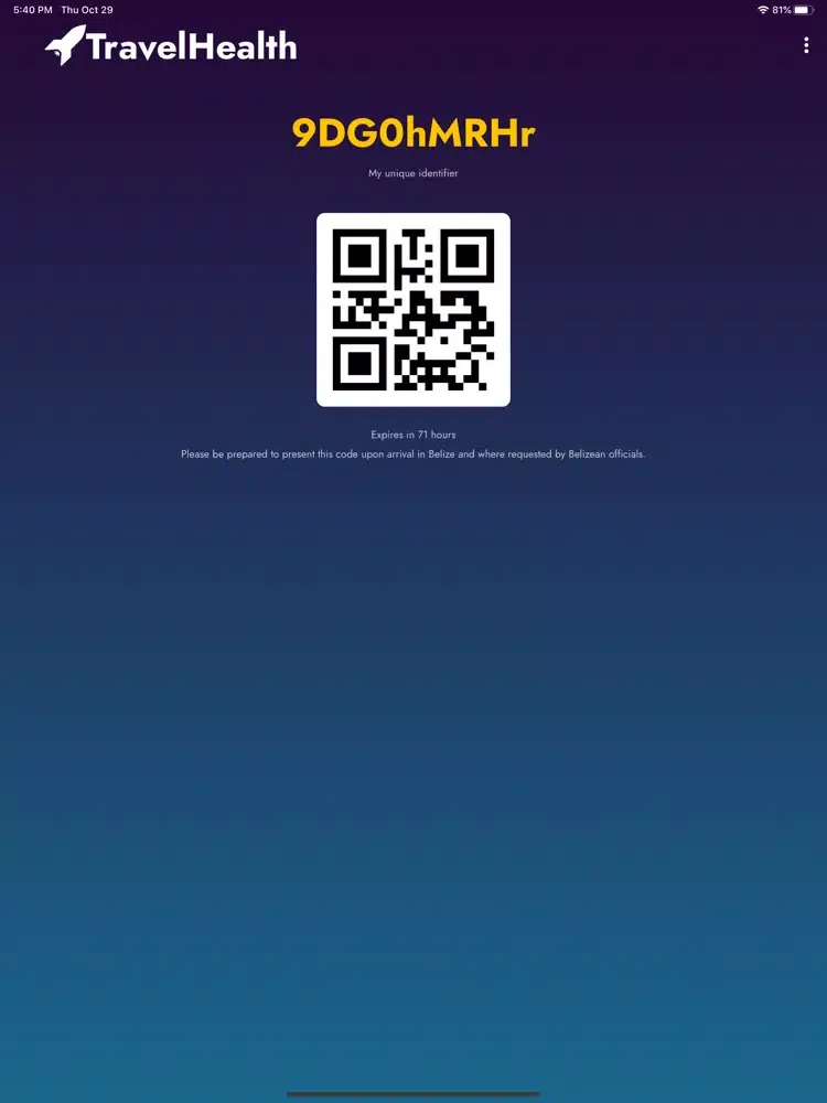 Belize Travel Health iPad 应用截图