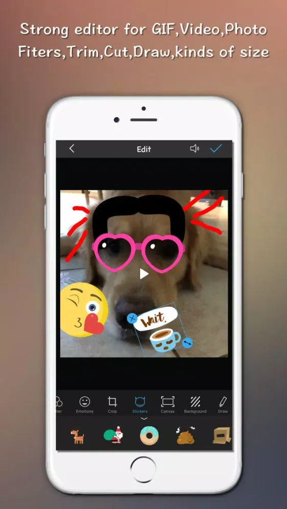 Zrzuty ekranu Gif Maker Editor - Edit Video live photo to GIF
