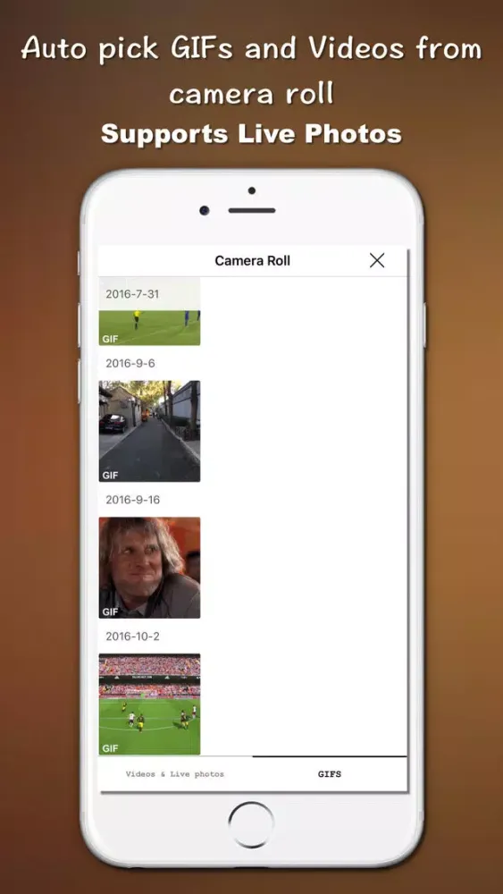 Zrzuty ekranu Gif Maker Editor - Edit Video live photo to GIF