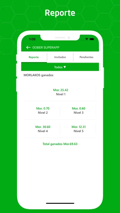 Captures d'écran de gober Superapp