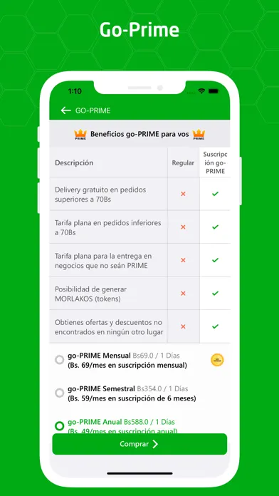 Captures d'écran de gober Superapp
