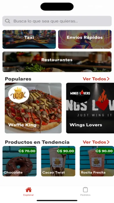 Screenshot di UVeloz: Pedidos Online