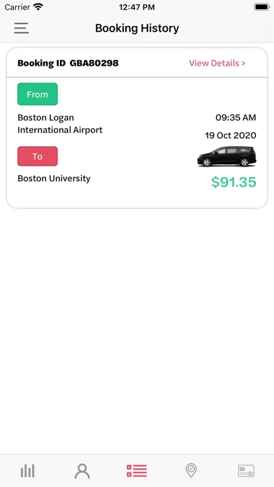 Zrzuty ekranu GO BOSTON AIRPORT Passenger