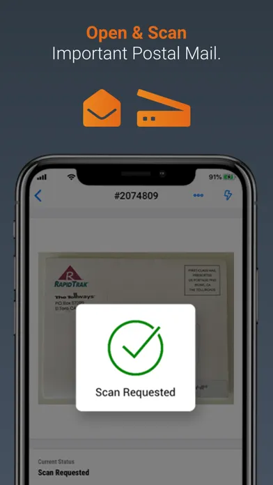Captures d'écran de Anytime Mailbox Renter