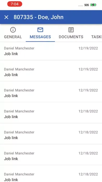 Chronicle for Job Management स्क्रीनशॉट