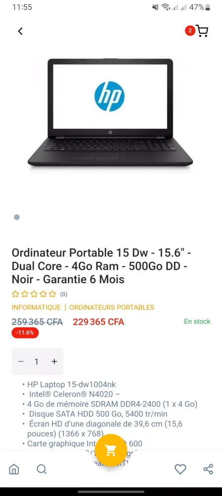 GOCI Achat & Vente en ligne Screenshots