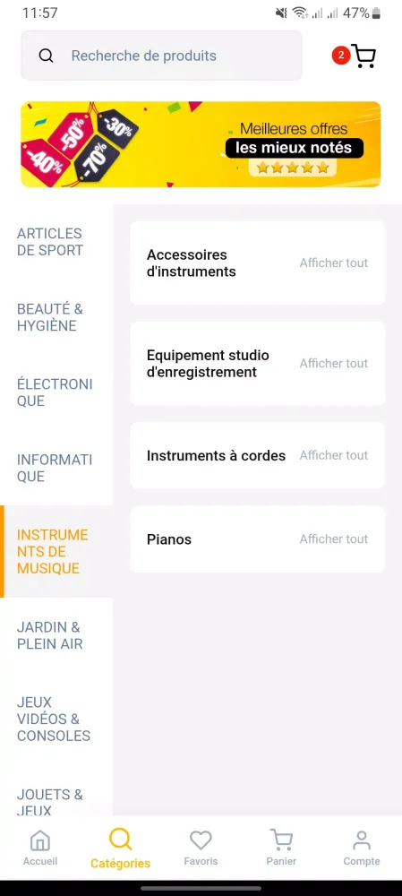 GOCI Achat & Vente en ligne Screenshots