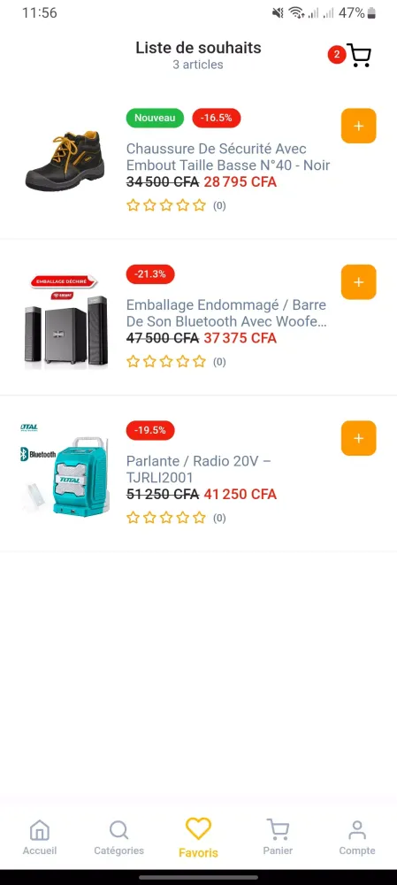 GOCI Achat & Vente en ligne Screenshots