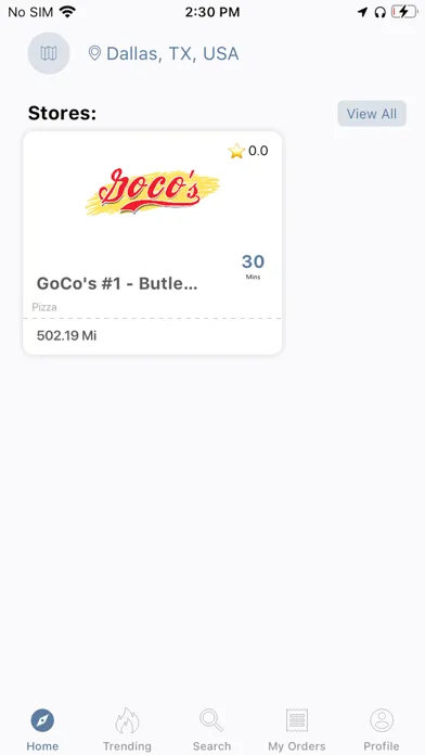 GoCo's Ordering应用截图