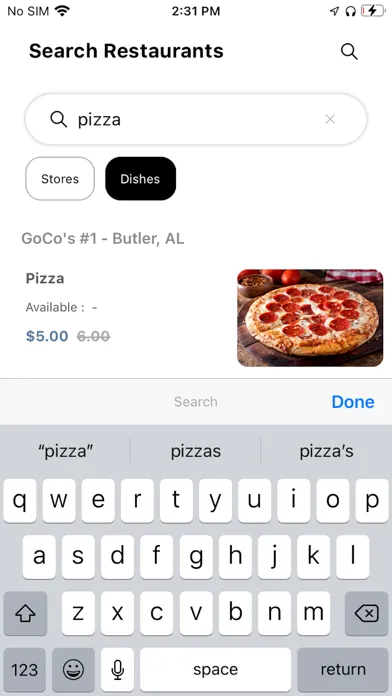 GoCo's Ordering应用截图