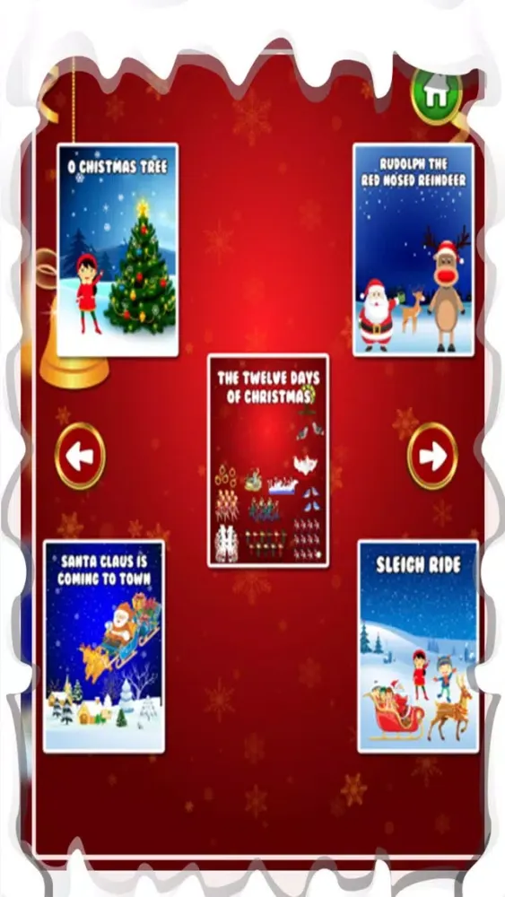 Capturas de tela do Christmas rhyme for kids and toddlers