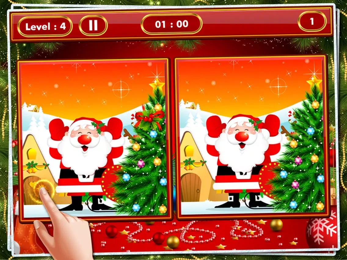 Christmas Find The Difference - Spot It iPad 應用截圖