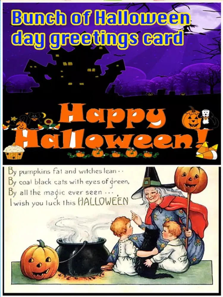 Zrzuty ekranu Halloween Day Greetings Card - Spooky Invitation iPad 