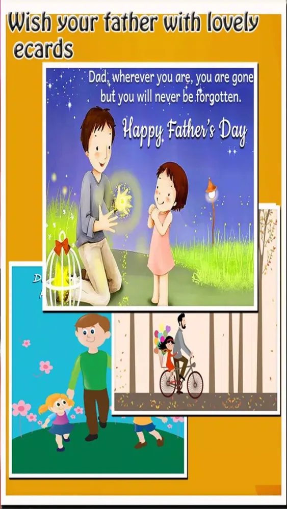 Happy Father's Day Cards - Wishes & Greetings 2017 Screenshots