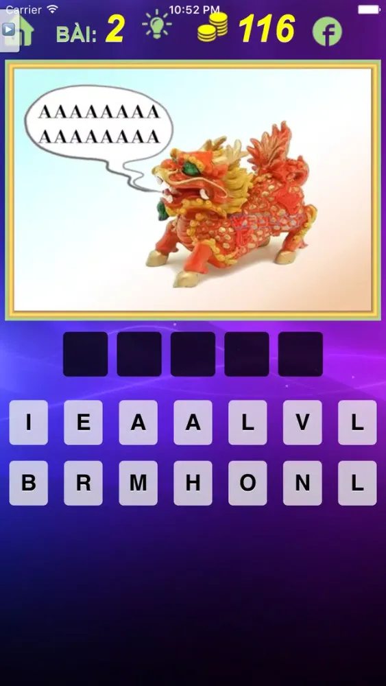 Screenshot di Bat chu Duoi hinh Zalo