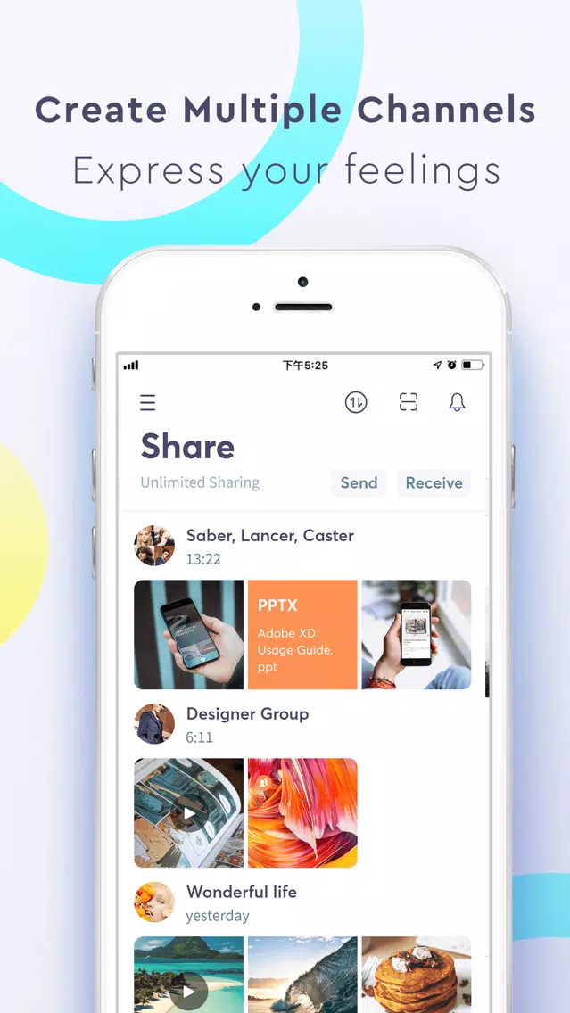 Capturas de pantalla de GoDap - Share & Transfer App