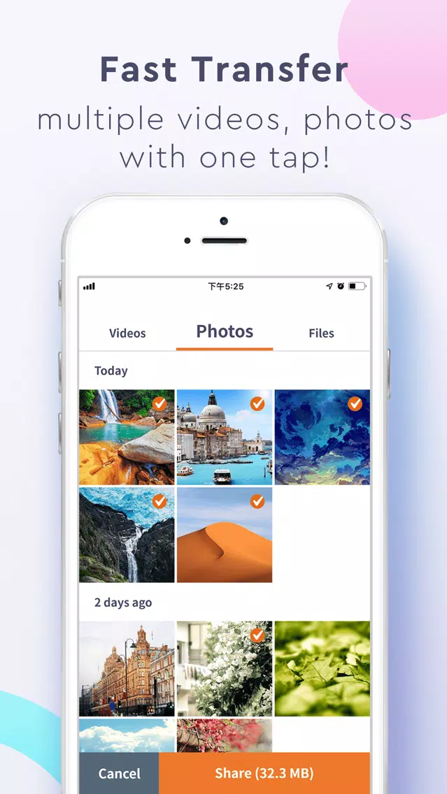 Capturas de pantalla de GoDap - Share & Transfer App