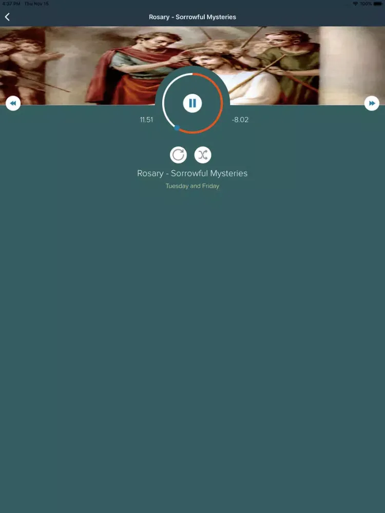 Zrzuty ekranu Rosary & Prayers Audio iPad 