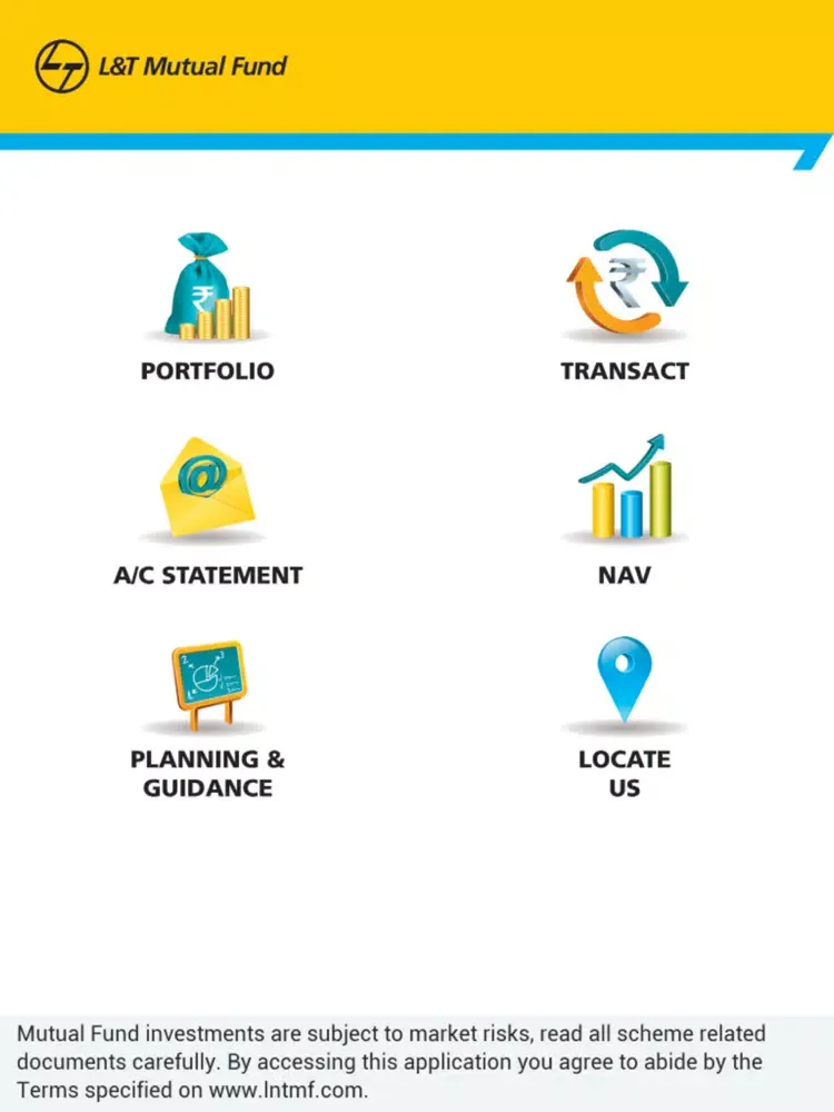GoInvest - L&T Mutual Fund iPad  স্ক্রিনশট