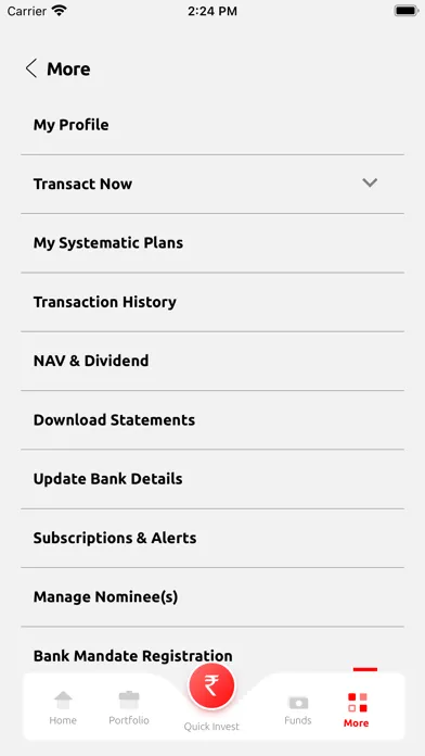 Nippon India Mutual Fund應用截圖