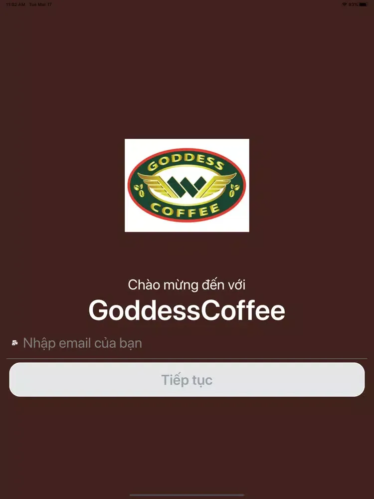 Goddess Coffee iPad 应用截图