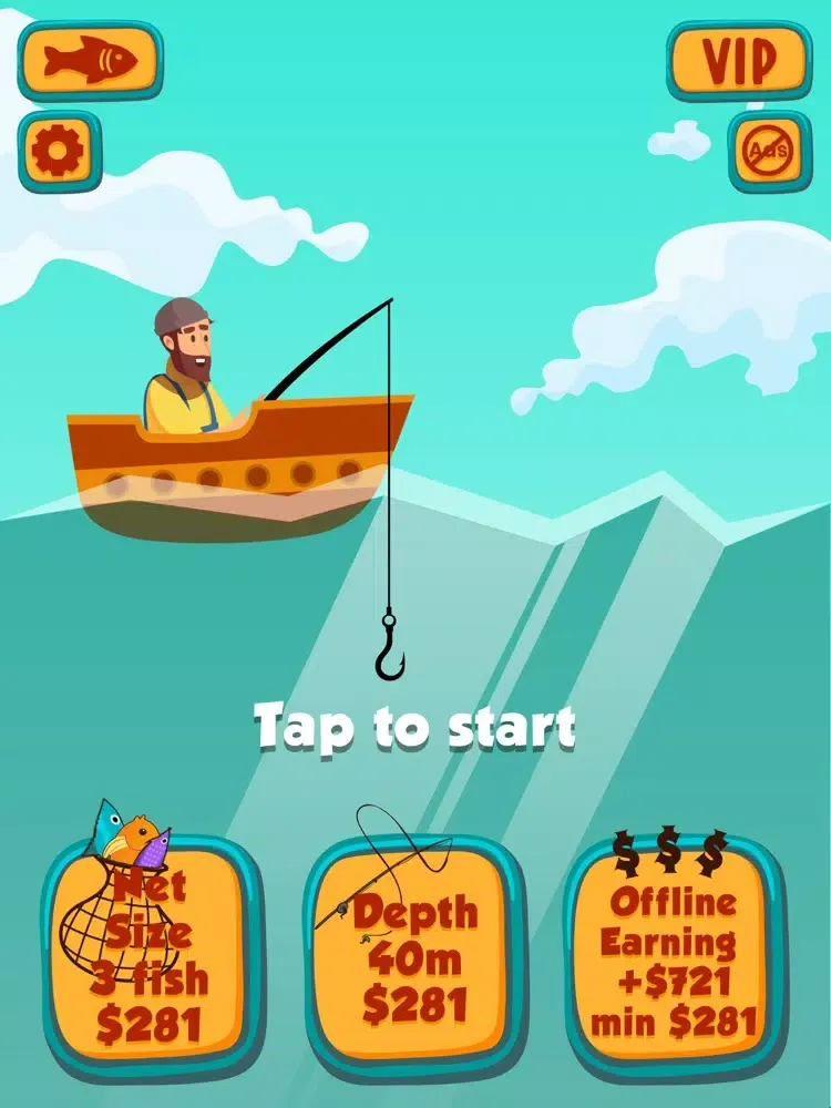 تصاویر Go deep fish:play now! iPad 