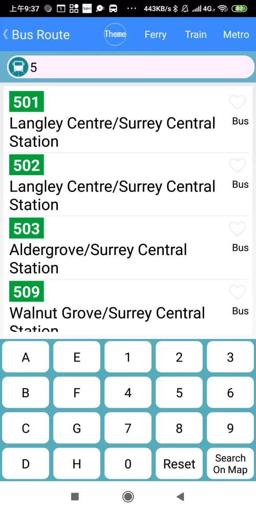 تصاویر Vancouver Bus/Metro Tracker