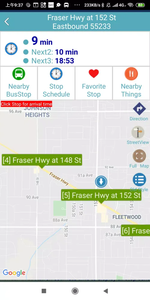 تصاویر Vancouver Bus/Metro Tracker