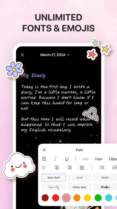 Diary Me: Journal With Lock سکرین شاٹس