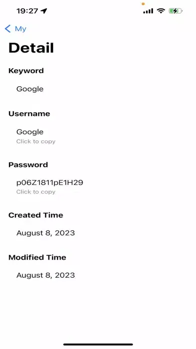 My Password- Multi-Canister Ekran Görüntüleri