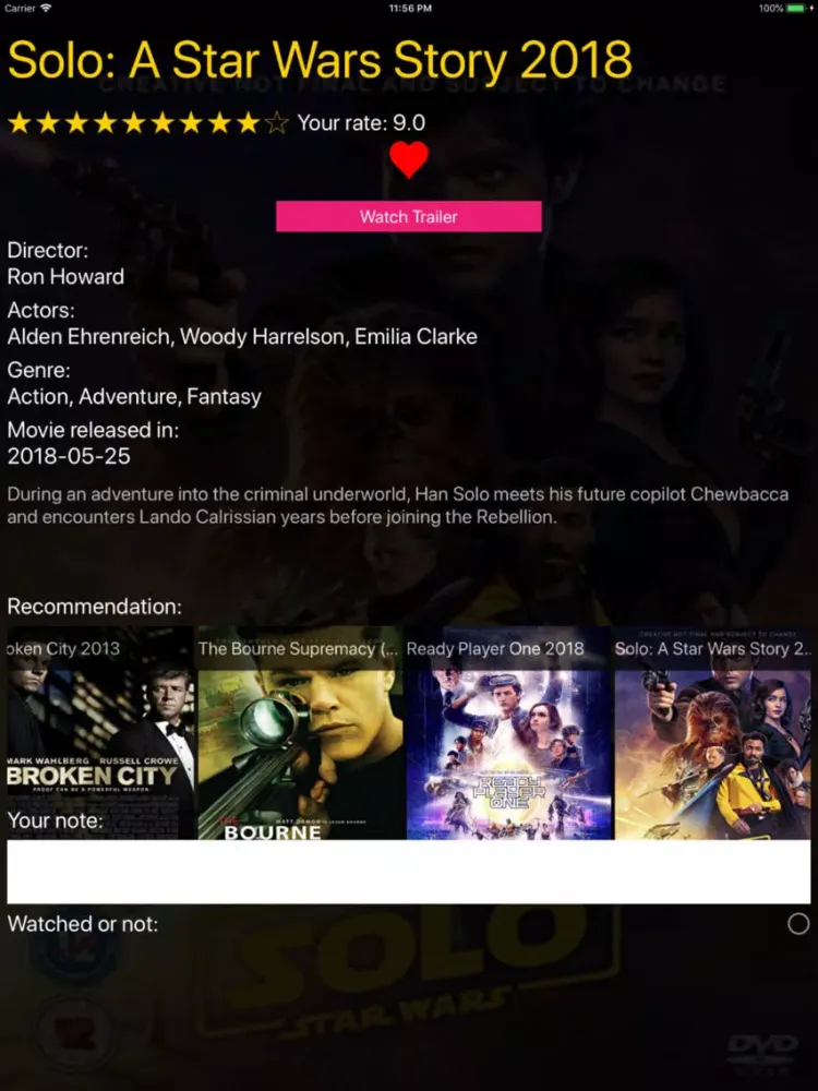 Capturas de tela do GMovies - Movies & TV Shows iPad 