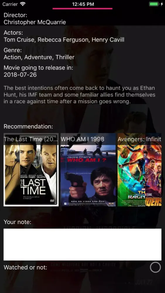 Capturas de tela do GMovies - Movies & TV Shows