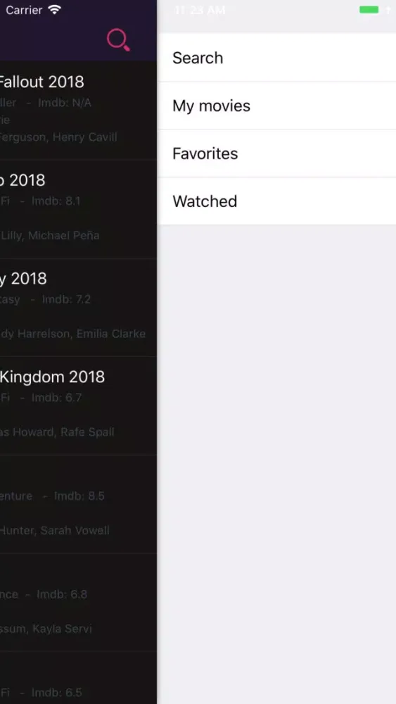 Capturas de tela do GMovies - Movies & TV Shows