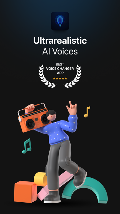 Tangkapan layar Voice AI Pro: Voice Changer