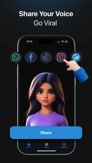 Tangkapan layar Voice AI Pro: Voice Changer