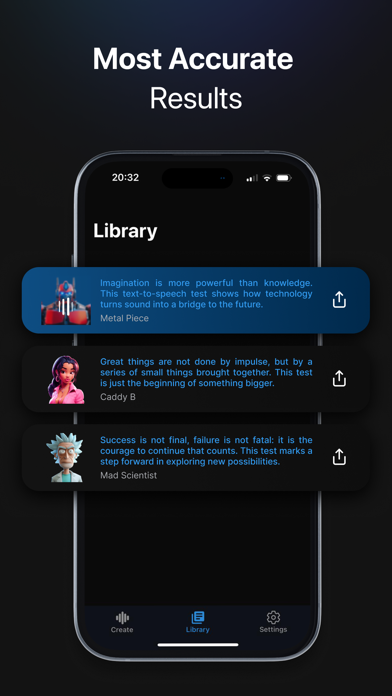 Tangkapan layar Voice AI Pro: Voice Changer