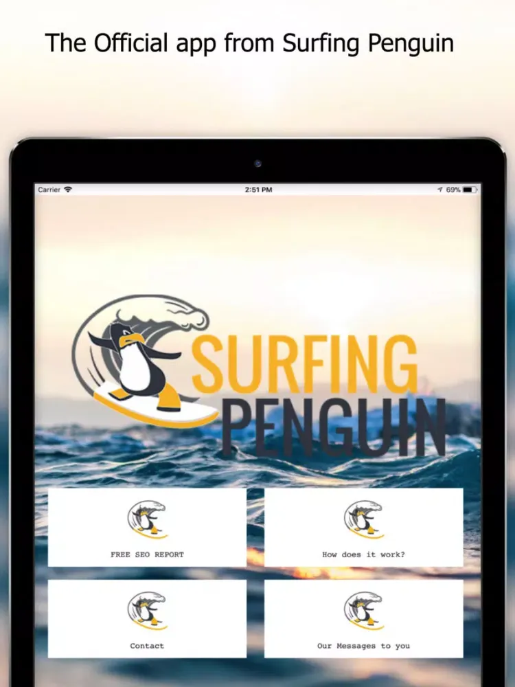 Surfing Penguin iPad  স্ক্রিনশট
