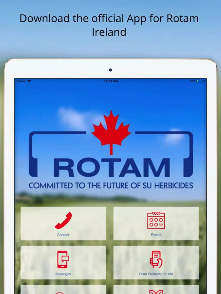 Tangkapan layar ROTAM IRELAND iPad 