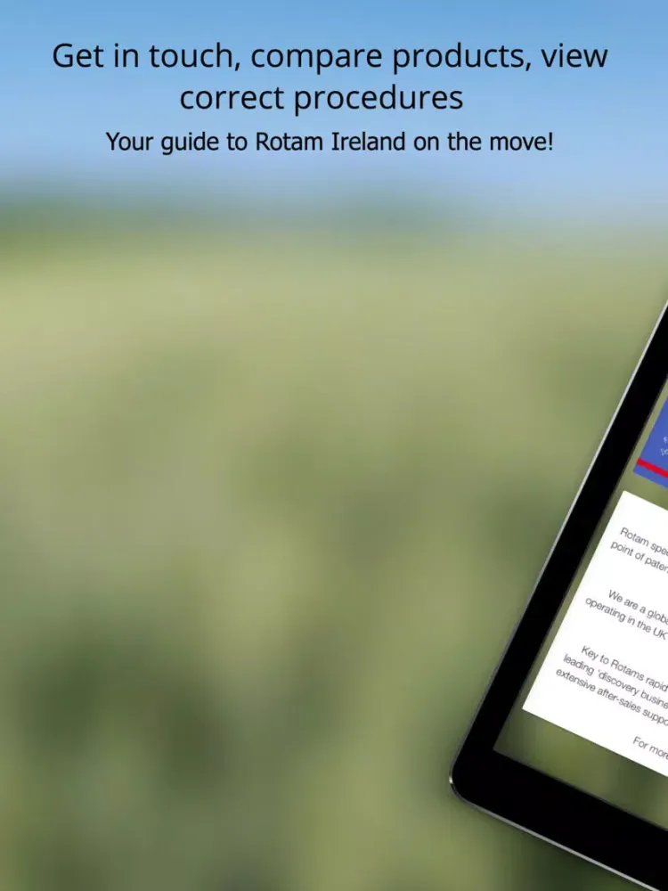 Tangkapan layar ROTAM IRELAND iPad 