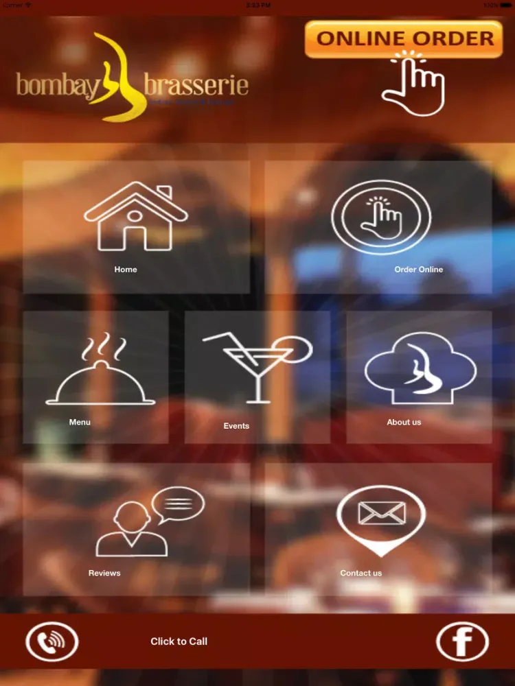 Bombay Brasserie iPad  Screenshots