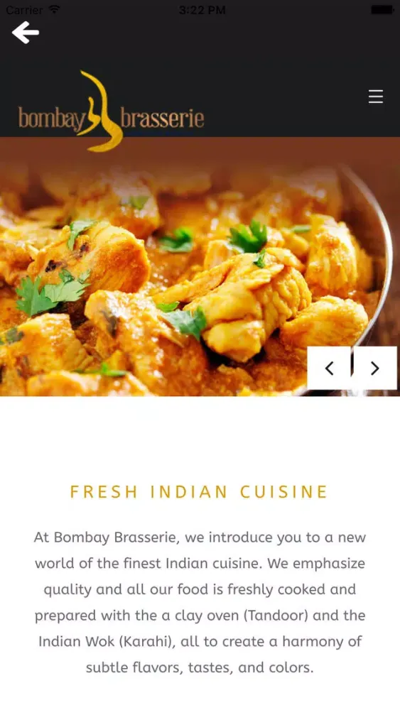 Bombay Brasserie Screenshots