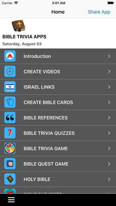 Bible Trivia Apps Ekran Görüntüleri