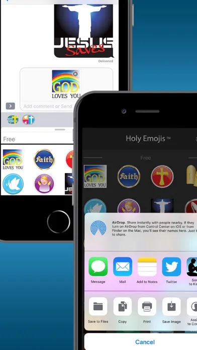 Captures d'écran de Holy Emojis