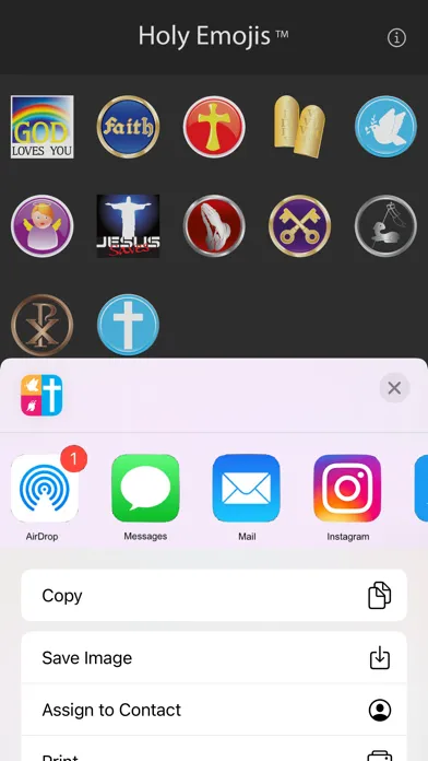 Captures d'écran de Holy Emojis