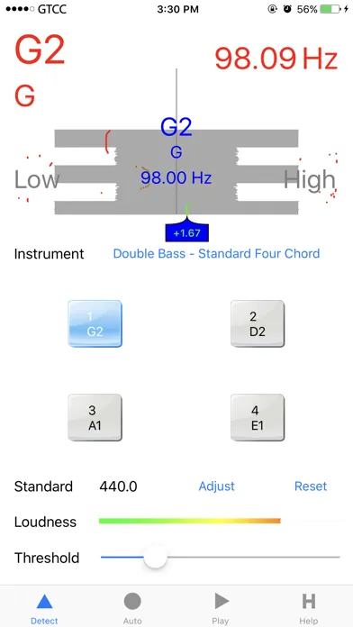 Double Bass Tuner应用截图